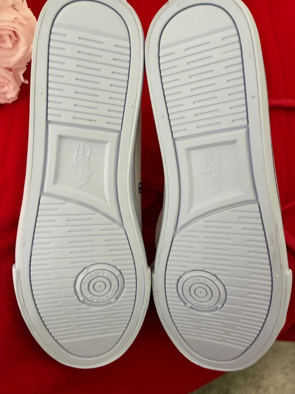 Polo Ralph Lauren Hamptyn HI ll White Canvas Hi-Top Shoes